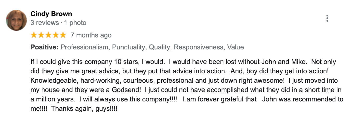 Review of Platinum Home Improvement Services